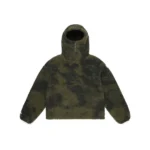 A Mertra Ninja Fleece Hoodie Moss Green