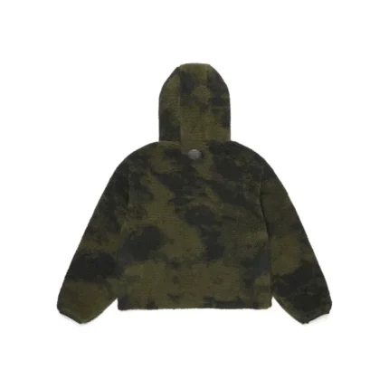 A Mertra Ninja Fleece Hoodie Moss Green