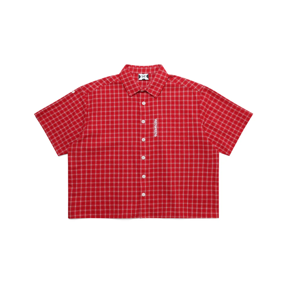 plaid3 Mertra Plaid Shirts (Red)