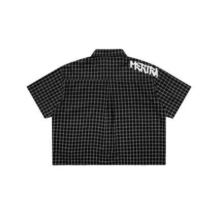 Mertra Plaid Shirts (Black)